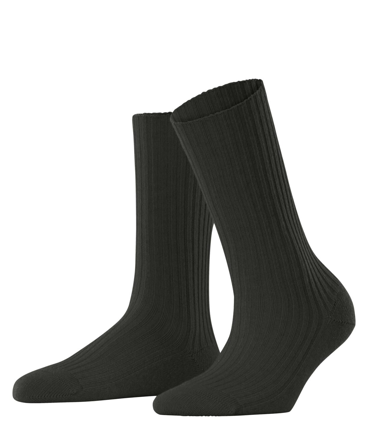FALKE Damen Cosy Wool Boot Socken atmungsaktive klimaregulierende geruchshemmende nachhaltige Wolle Kaschmir verstärkt flache Naht für druckfreie Fußspitze Business Alltag 1 Paar