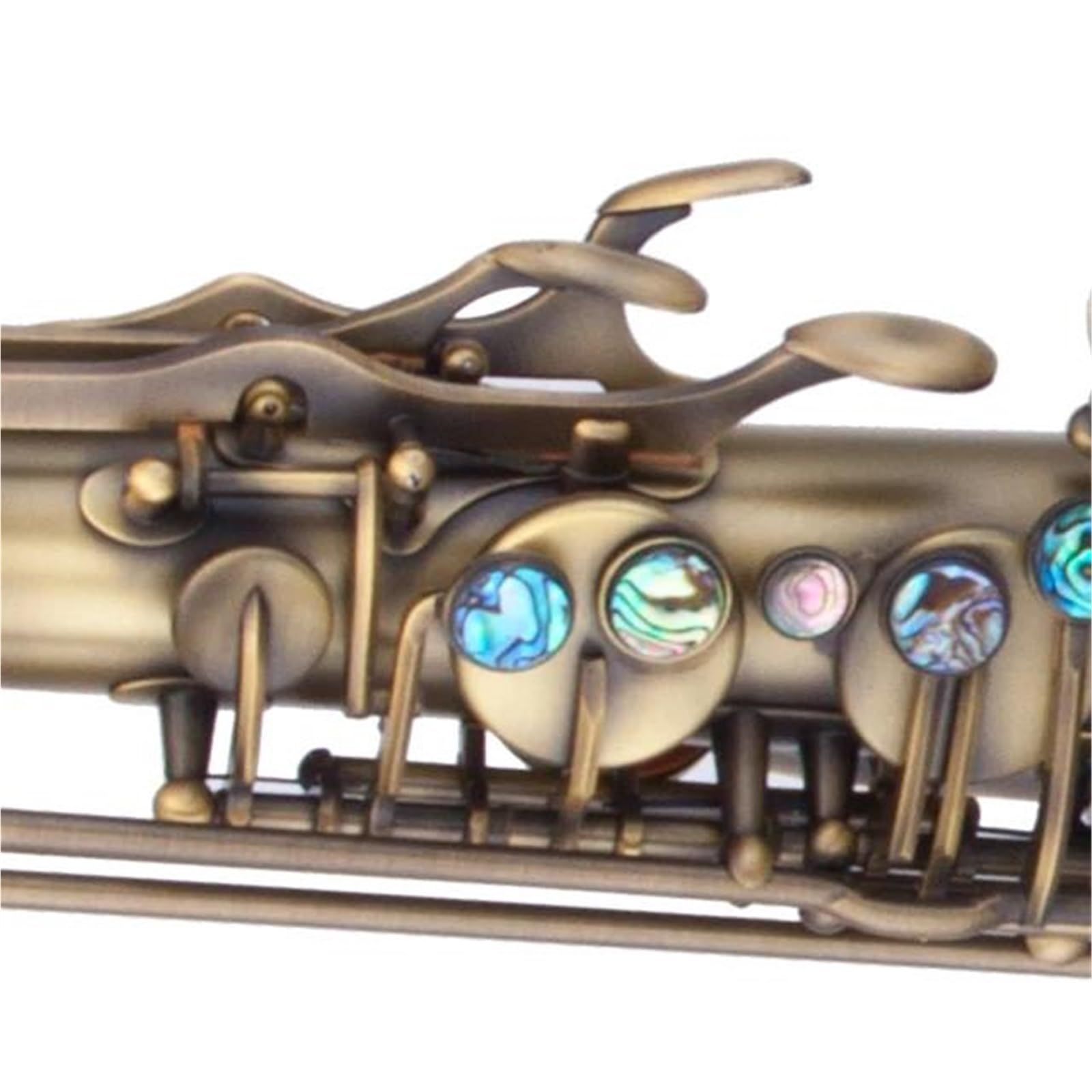 Saksofony Instrumenty Dęte Drewniane Saksofon Tenorowy Matowy Kolor Antycznego Brązu