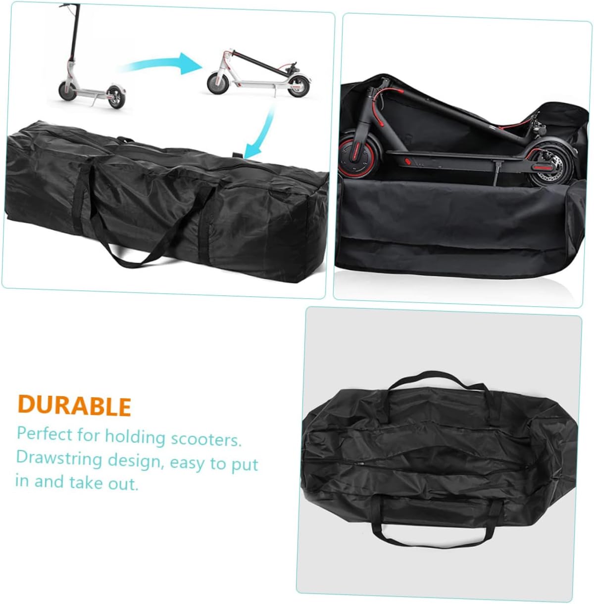 Skateboard Shoulder Bag Scooter Bag Storage Pouch Multiple Carrying Ways Comfortable Straps for Outdoor Activities