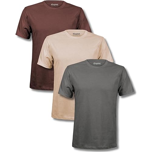 Kingsted T-Shirts for Men Pack - Royally Comfortable - Super Soft Premium Fabric - Well-Crafted Classic Tee