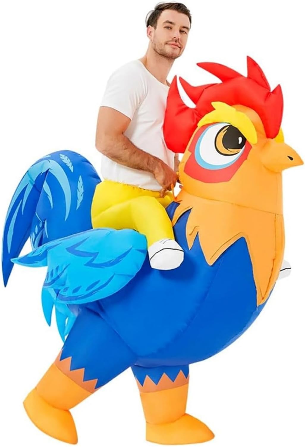 Best | Inflatable Costume Adult, Chicken Costume, Inflatable Rooster Costumes for Women Men, Ride On Rooster Costume, Fancy Funny Chicken Costumes Blow up Costumes 2026 - view 1