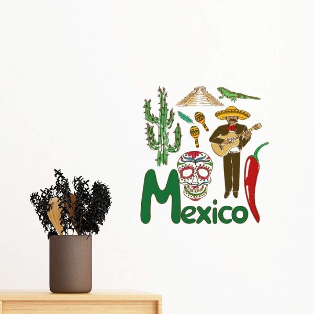 Sticker Mexique amovible pour décorer sans abîmer la peinture