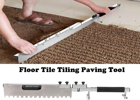 Tile Trowel Tile Tools Masonry Hand Trowel Wall Tile Leveling Tool Wall Tile Trowel Tile Flat Ash Device Floor Tile Leveler Leveling Trowel Flat Sand Tiling Paving Tool for Renovation Floor Tiling