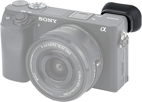 Vista 45 de JJC KIWIFOTOS - Ojo ergonómico para cámara larga para Nikkor Z5 Z6 Z7 Z6II Z7II, visor de piezas para ojos de copa de ojo reemplazar DK-29, silicona