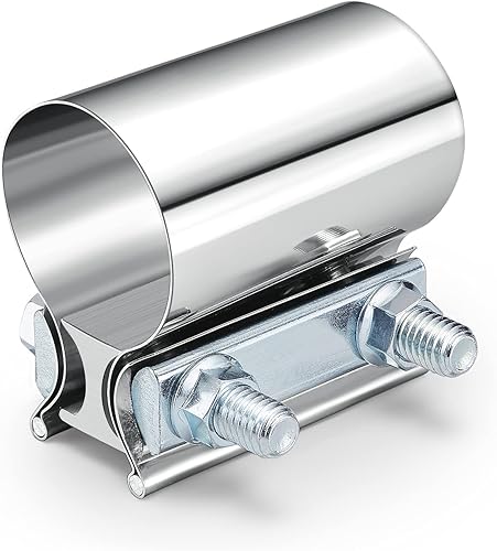 Miniatura 1 de ESPEEDER - Abrazadera de junta de escape de acero inoxidable con 1 bloque