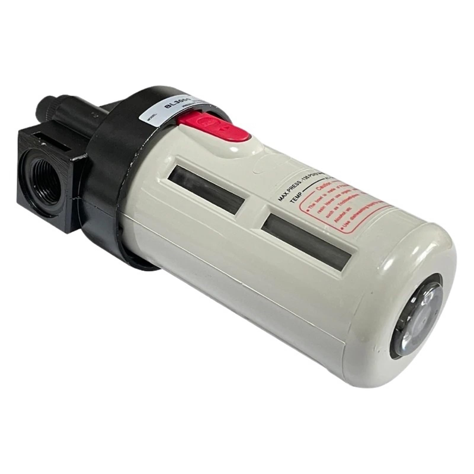1 Jednostka regulatora smarowania, filtr sprężonego powietrza, sprężarka powietrza do aerografu, reduktor ciśnienia BL2000/3000/4000 (1/4", 3/8" i 1/2") (Brown)