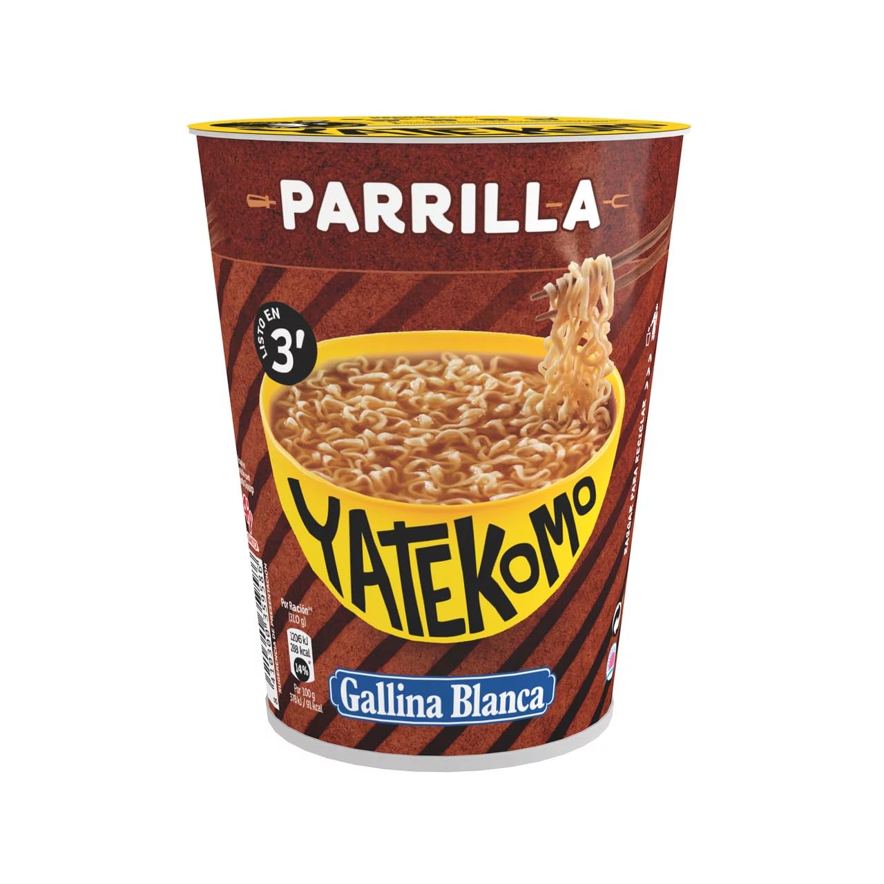 GALLINA BLANCA Orientalische Nudeln Yatekomo 59,5 g. 6er Pack