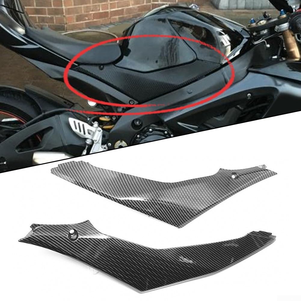 Coppia Paraserbatoio 3D Carbonio per Suzuki GSXR 1000 07-08 | Coppia paraserbatoi, finitura carbonio 3D, protezione urti, adesivo acrilico , per facile installazione