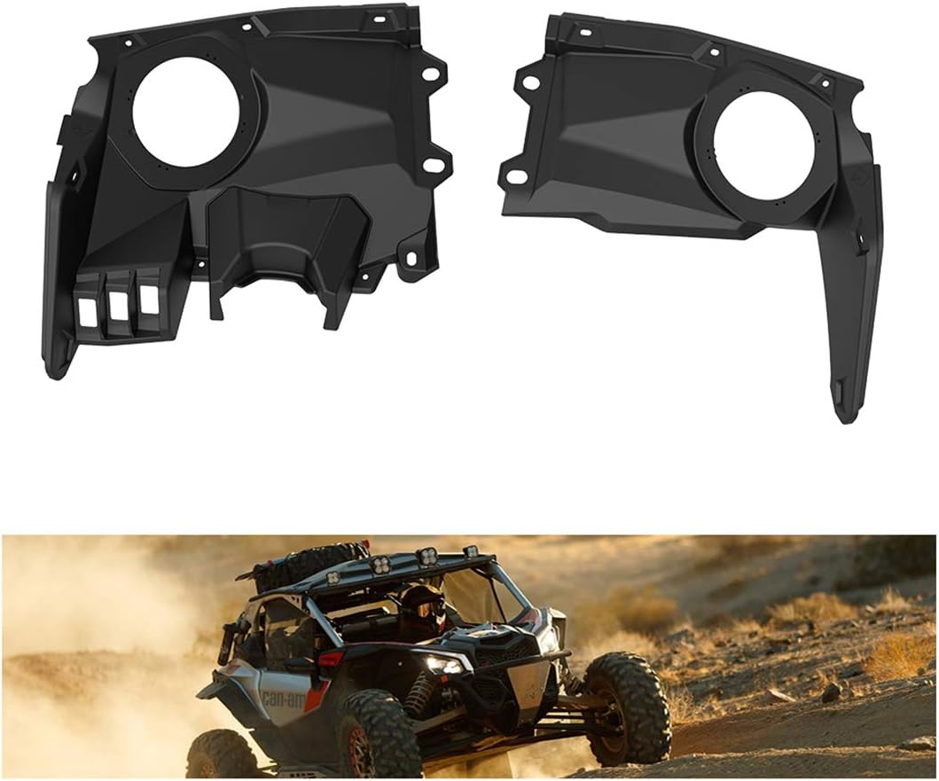Kiwi Master Front Dash Speaker Mount Panel for 2017-2026 Can Am Maverick X3/ Max Accessories 6.5 inch Speaker Pods Enclosure