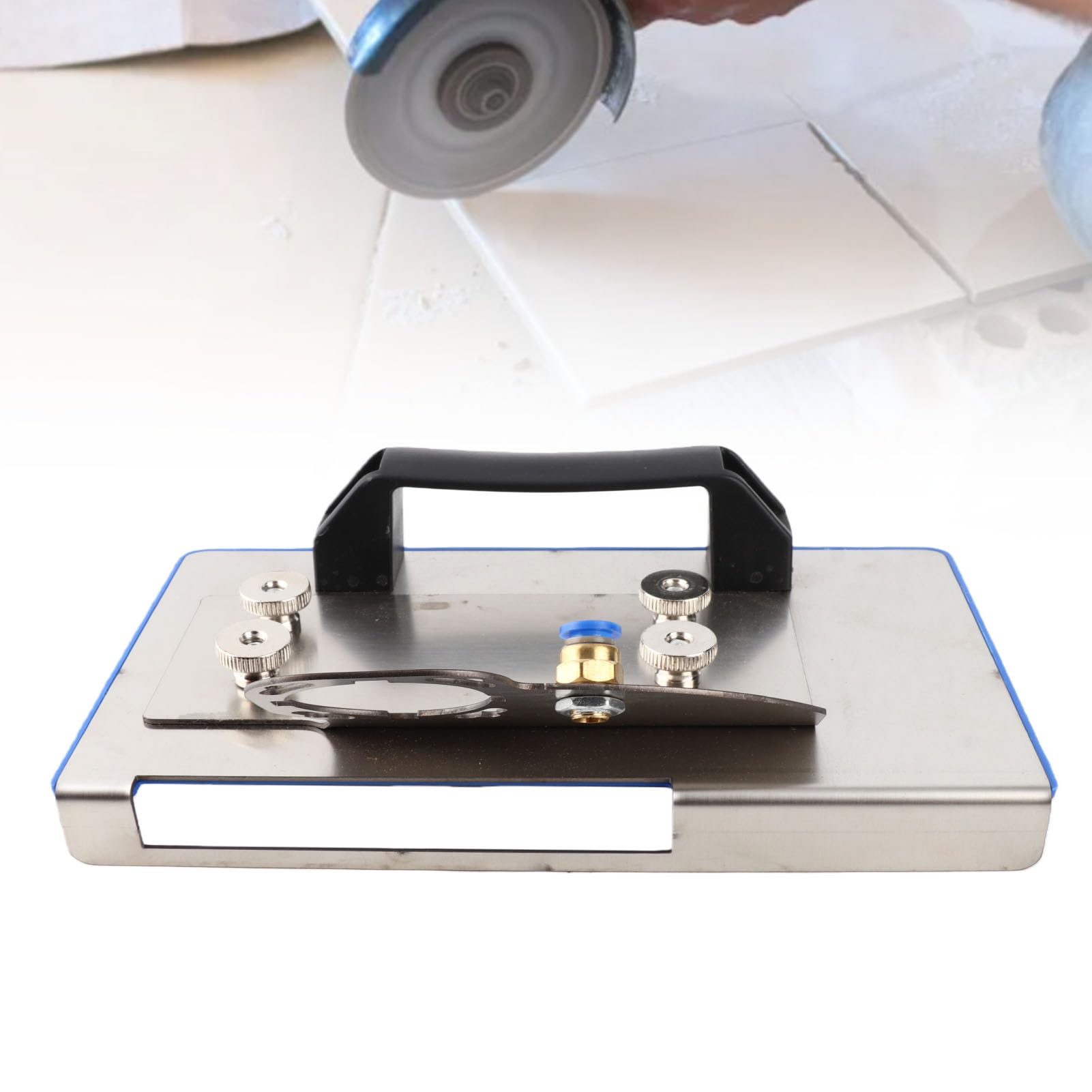 Smerigliatrice Angolare Regolabile Supporto Smerigliatrice Angolare Strumento Portatile Professionale per Smussare Piastrelle per Smerigliatrici Angolari di Tipo 100