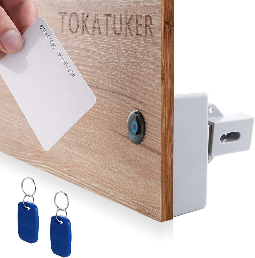 TokatukerRFID Electronic Cabinet Lock Hidden DIY for Drawer Cabinet