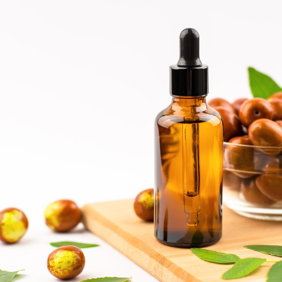 Botellas de Vidrio Ámbar 30 ml con Pipeta Cuentagotas - 100 Frascos