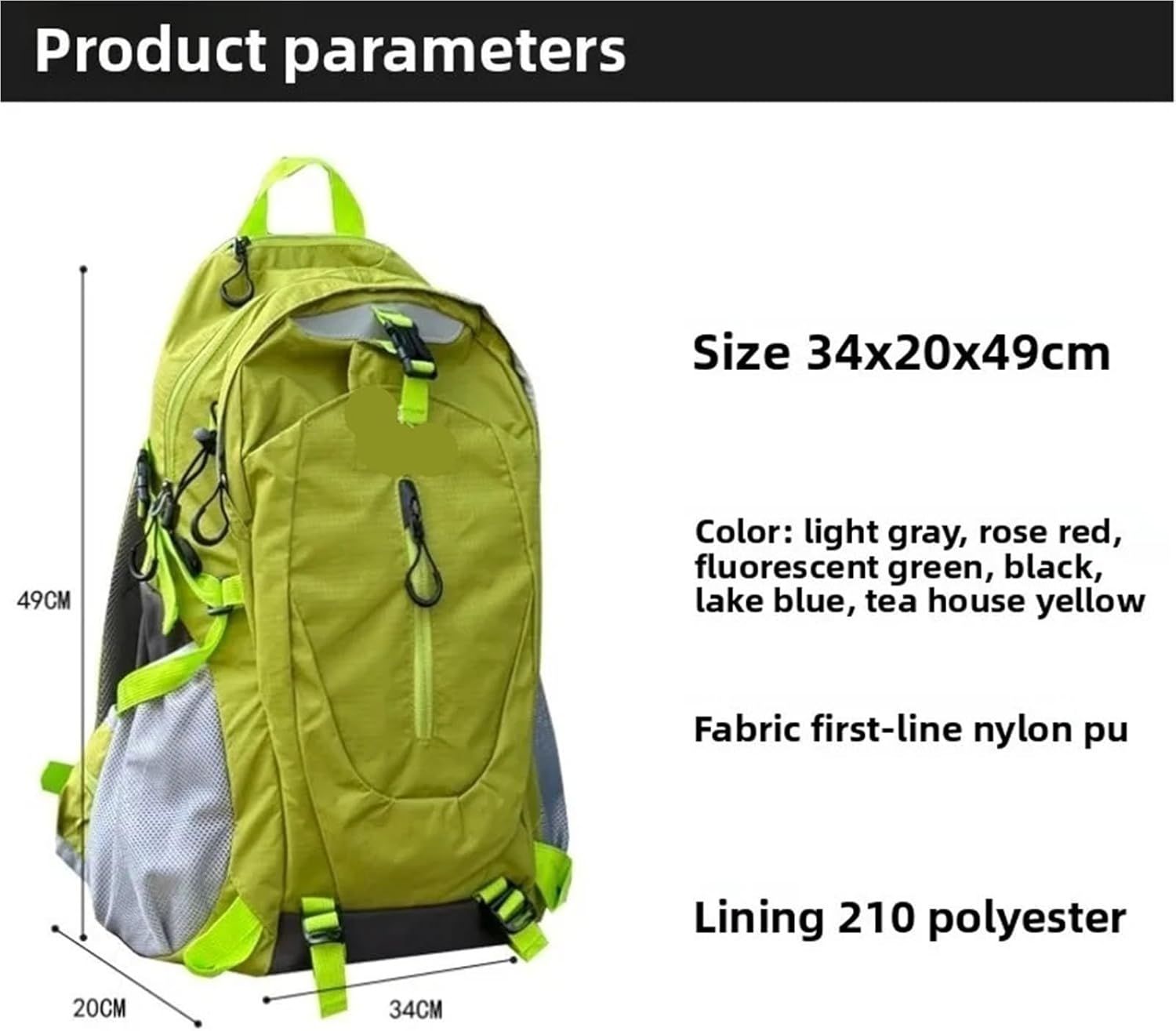 Large Outdoor Backpack – Multi-Use Rucksack For Climbing, Camping & Travel
