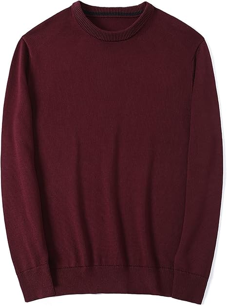 Amazon Co Jp メンズセーター メンズセ冬 ニットセーター 秋のメンズコットンラウンドネックセーターソリッドカラーメンズニットウェア 春服 秋服 冬服 おしゃれ 服 セーター メンズ ニット Color Red サイズ Medium 服 ファッション小物