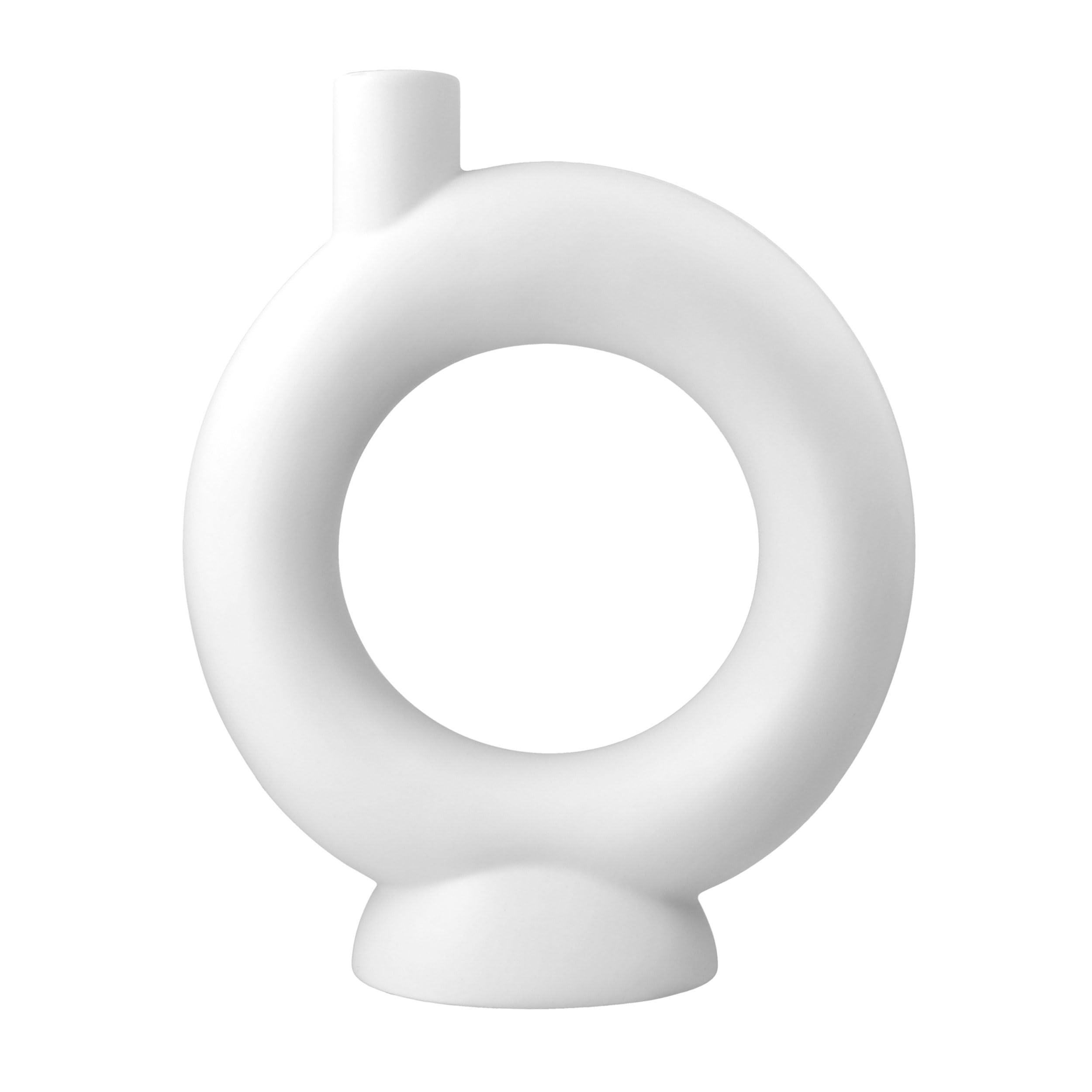 Vase annulaire Goebel Georgina en porcelaine, l'élégance poétique d'un vase de créateur