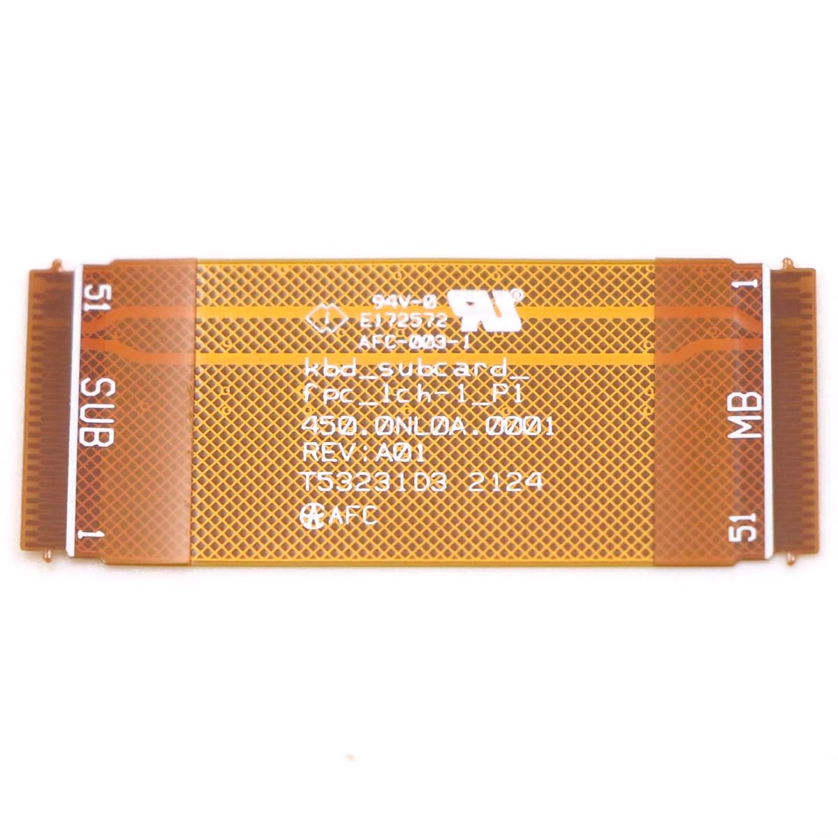 5C11D64957 New Cable FPC Keyboard for P1 Gen 4 20Y3 20Y4 P1 Gen 5 21DC 21DD P1 Gen 6 21FV 21FW