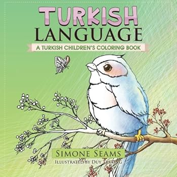 Paperback Turkish Language: A Turkish Children's Coloring Book
