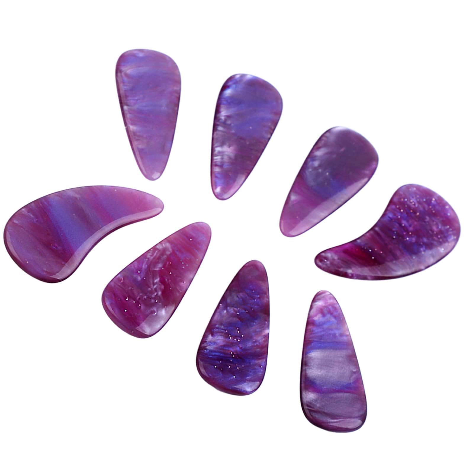 Guzheng Nail Covers Guzheng Nail Picks, Professionnel Guzheng Nail Covers Haut-parleurs (Couleur de la voie lactée)