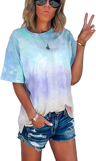 Camiseta degradada mujer Clearance