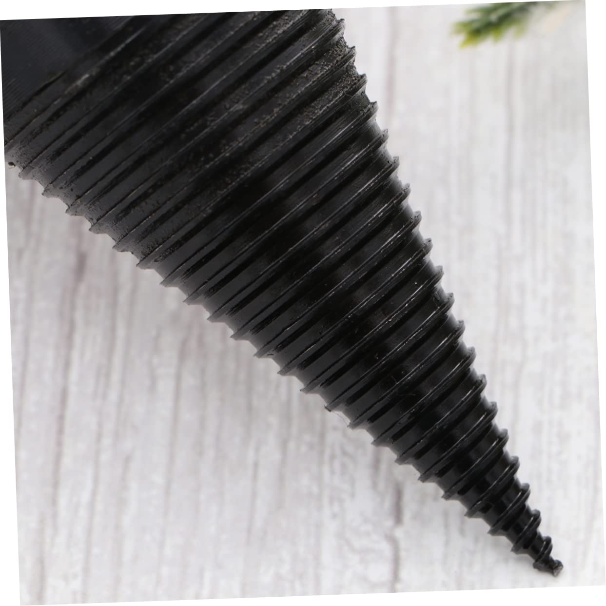 VILLCASE Hexagonal Handle Firewood Drill Bit for Hammer Drills Durable Wood Splitting Tool with Grooved Slip Design for Easy Operation and