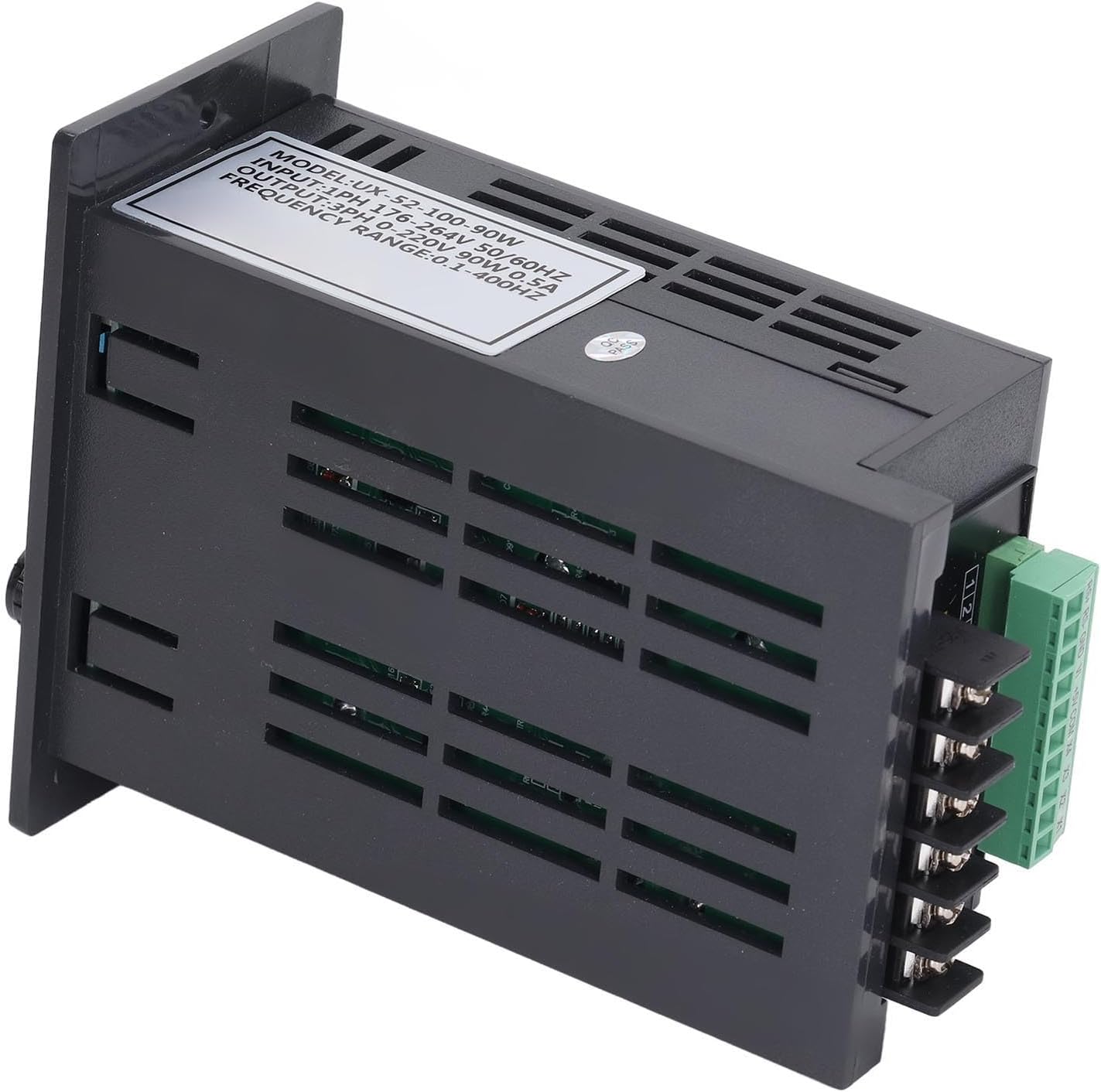 90W Variable Frequency Drive VFD 7A Single to Three Phase Converter 176-264V for AC Motor Speed Control