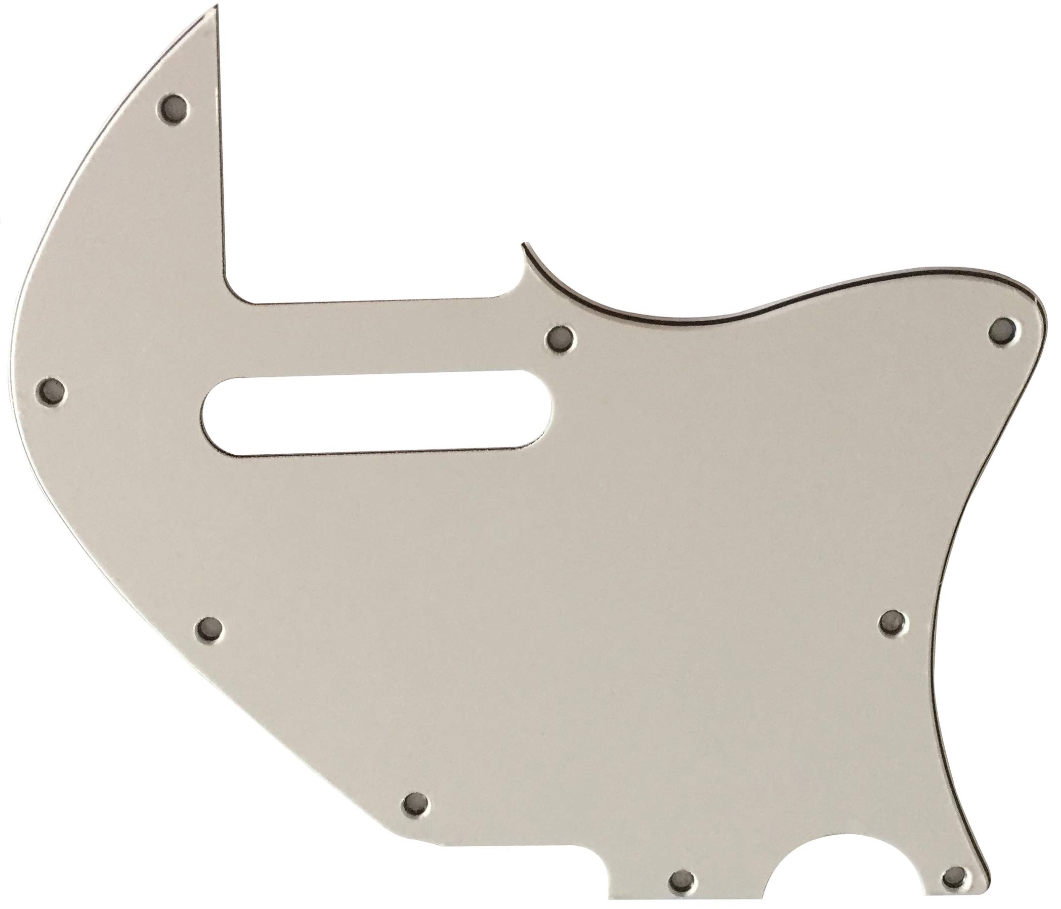 Electric Guitar Pickguard for Merle Haggard F Hole Thinline Style (3 Ply White)