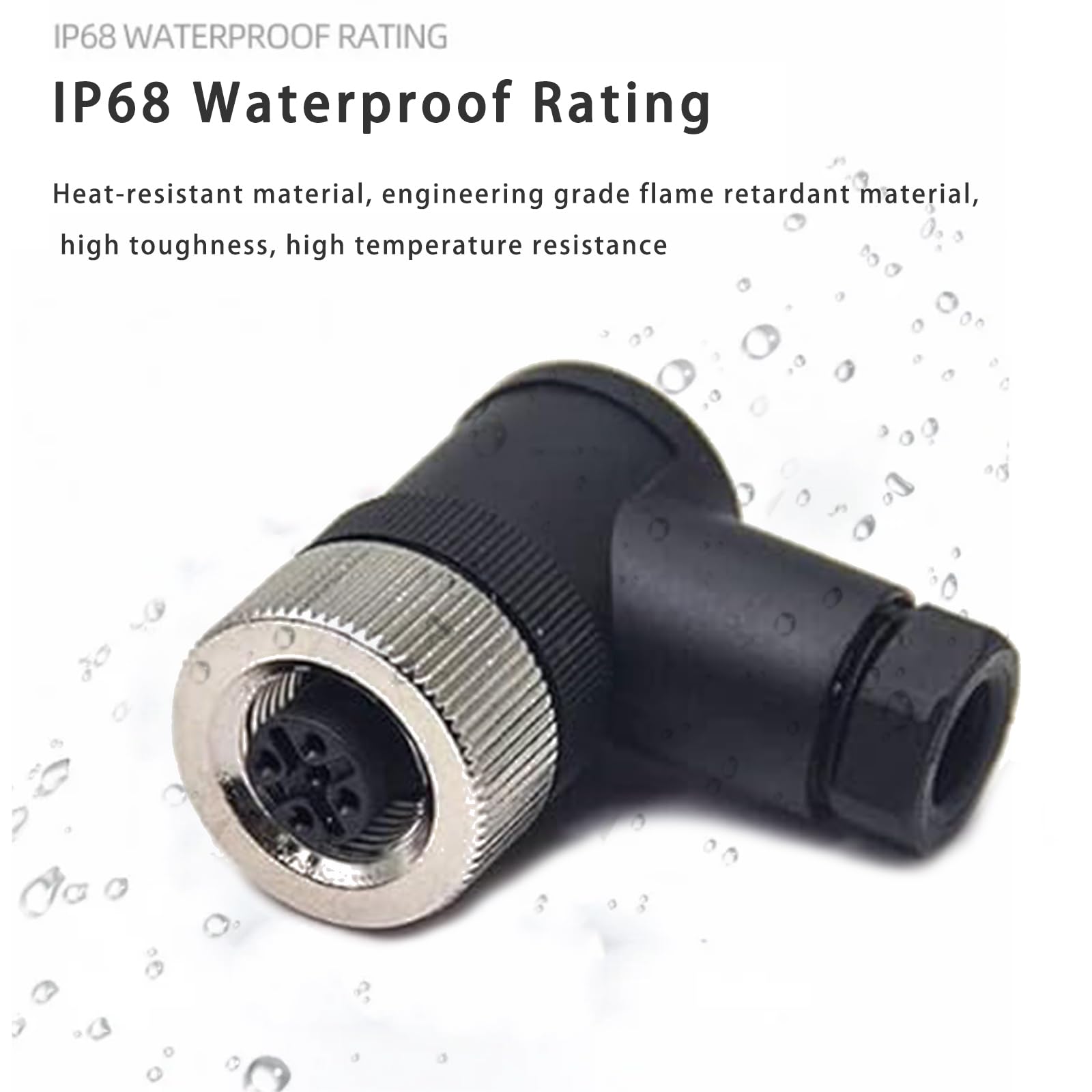 その他 mmmmm Amazon.com: 2 Pcs M12 Connector 4 Pin Wiring A Code Shiled