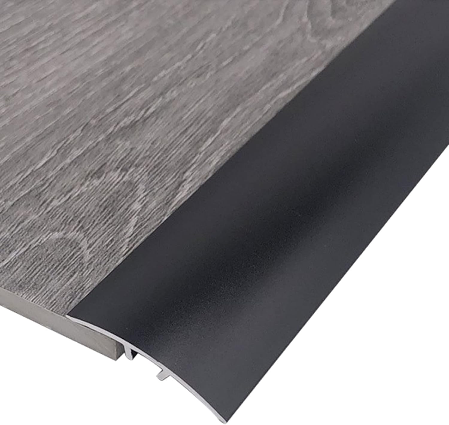 Floor Transition Strip Flooring Edge Trim, Transition Threshold Strip Corridor Floor Transition Threshold Strip Aluminum Alloy Arched Transition Bar Door Edge Edge Door Space Connection Strip for Floo