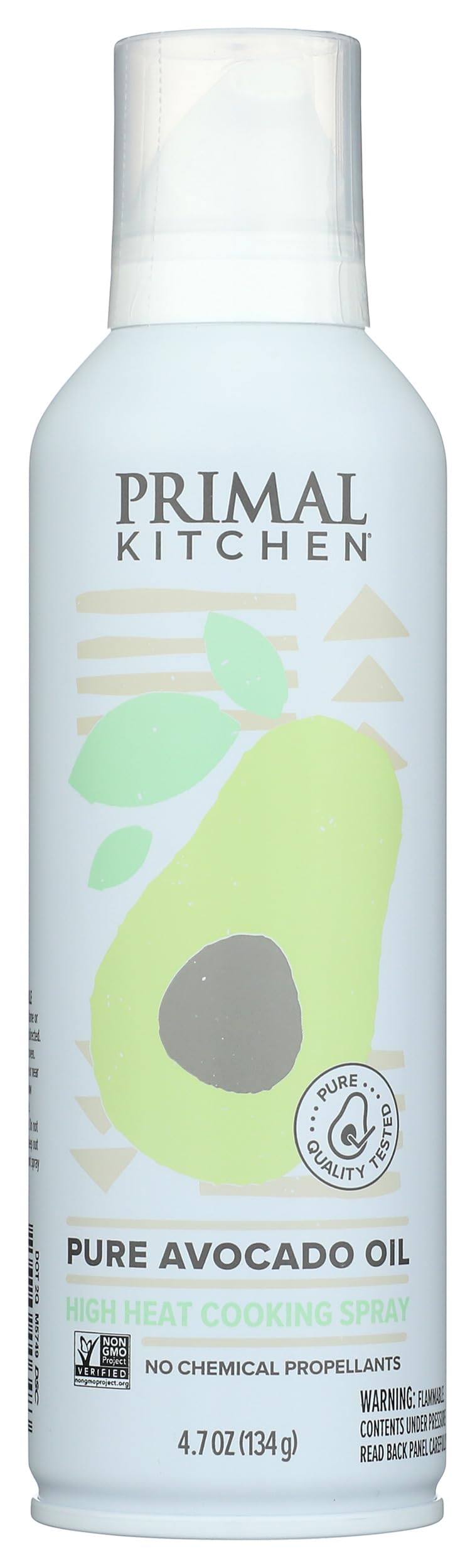 Primal KitchenAvocado Oil Spray, Whole 30 Approved & Cold Pressed, 1 Can - 4.7 Ounce