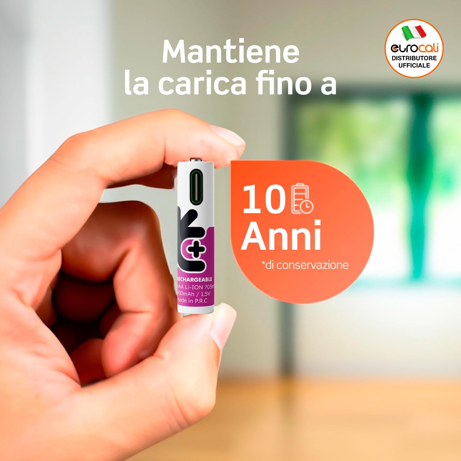 Pilas Mini Stylus AAA Recargables con Cable USB-C 4 en 1 1,5 V 400 mAh/703 mWh + 1000 ciclos de Carga Pilas de Litio HR3 Ministilo Uniross Teclados Ratón Mandos Larga Duración – 8 Pilas