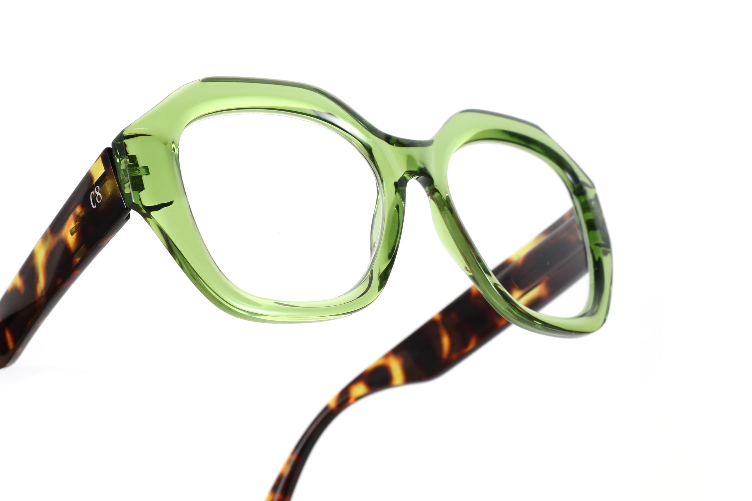 Image secondaire de Corpo-otto Lunettes de lecture Vogue Vert-Tortue +2,50, Vert tortue, 2.5 Diottria