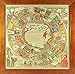 Tablero madera Parchis-Oca Clasico, con marco. Edicion especial. Cubiletes, dados y fichas...