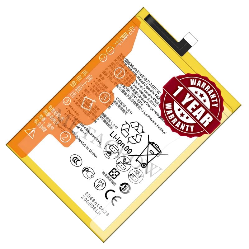 Image of Original HB3872A5ECW Battery Compatible for Huawei Honor Note 8 (Honor V8 Max) (EDI-AL10) - (4500mAh) - 1 Year Warranty JK1