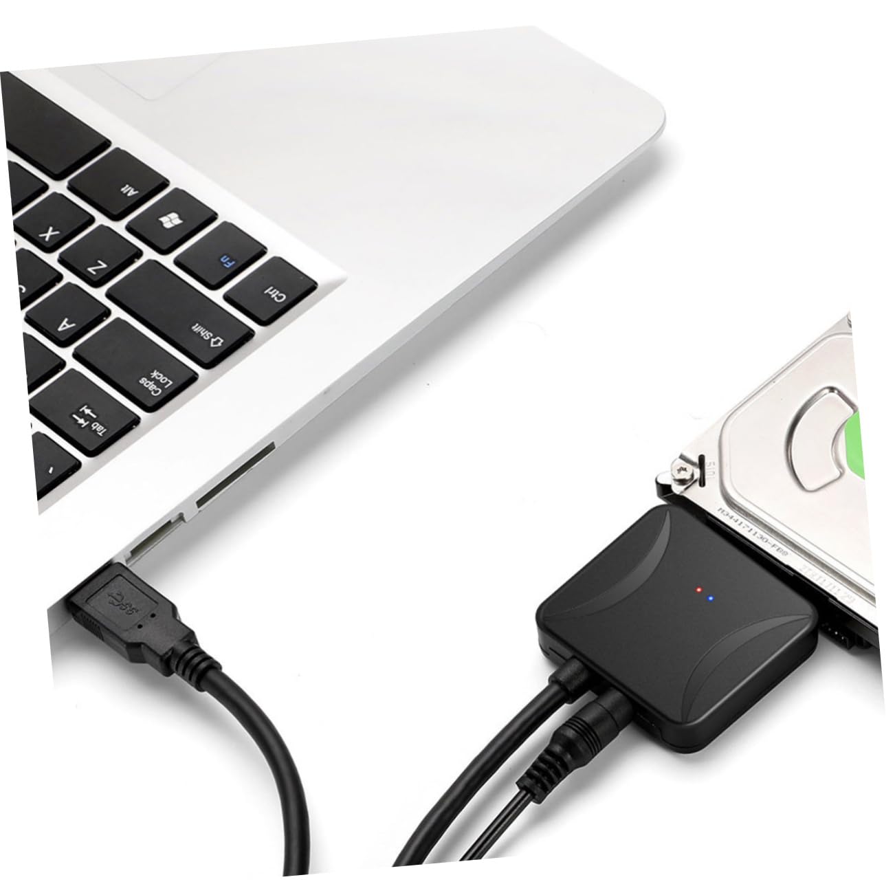 Hemobllo 3pezzi Cavo Convertitore Usb Per Hard Disk Esterno Adattatore Per Trasferimento Dati Veloce e Portatile Senza Necessità Di Involucro