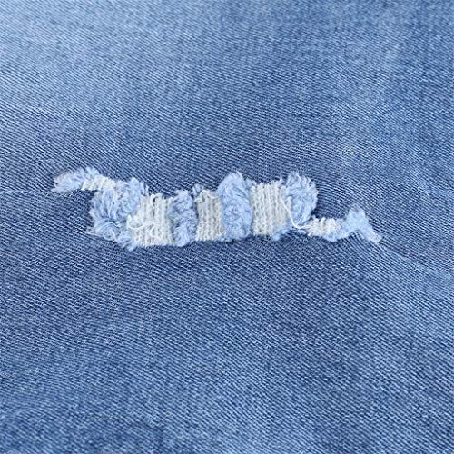 WWricotta Pantacourt Femme Jean - Jean Adolescent Filles Jean Boyfriend Femme Stretch Short ÉTé Jean Femme Dechiré Push Up Short en Jean Tendance - Image 7