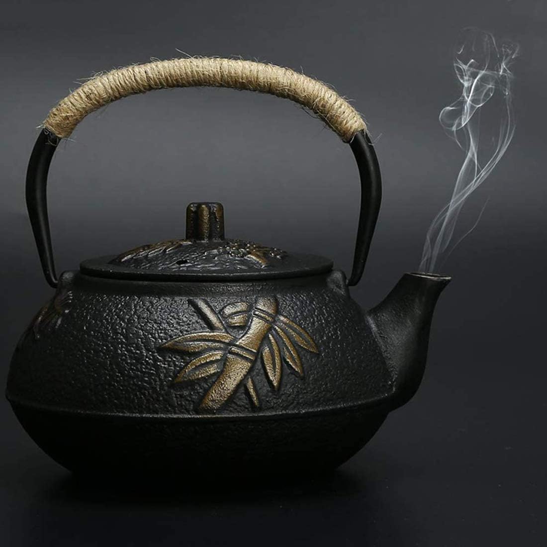 Tetera Marroqui Tetera De Hierro Fundido, Colador Infusor Chino Con Filtro De Acero Inoxidable Tetera Turca