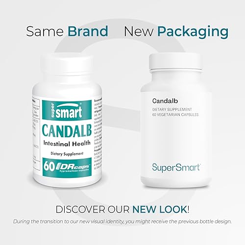 Miniatura 2 de Supersmart - Candalb - con Lactobacillus Acidophilus, Rhamnosus e inulina - Suplementos de probióticos y prebióticos - Ayuda a equilibrar la
