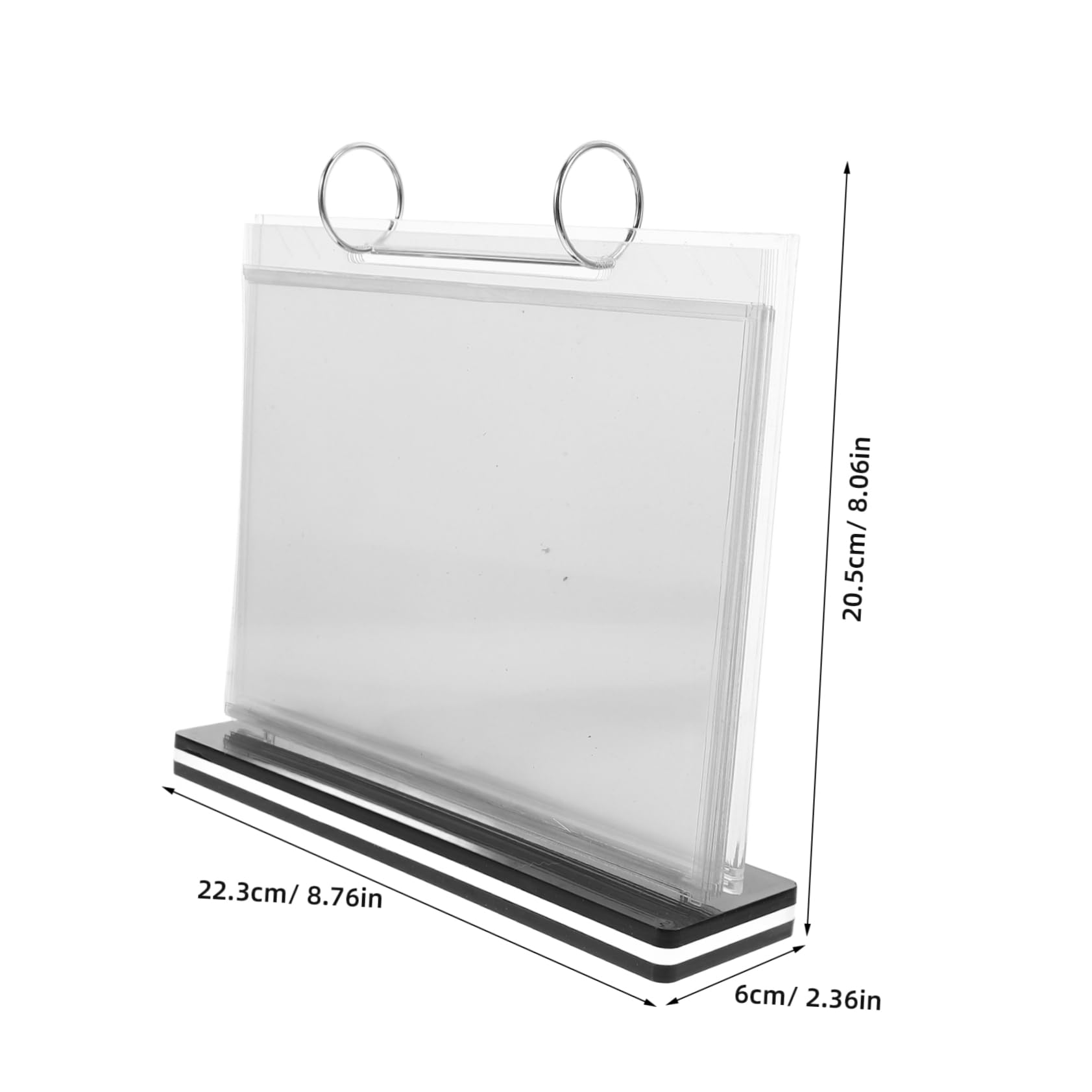 NUOBESTY Menu Stand Brochure Holders Displaying Sign Holder Versatile Easy to Clean