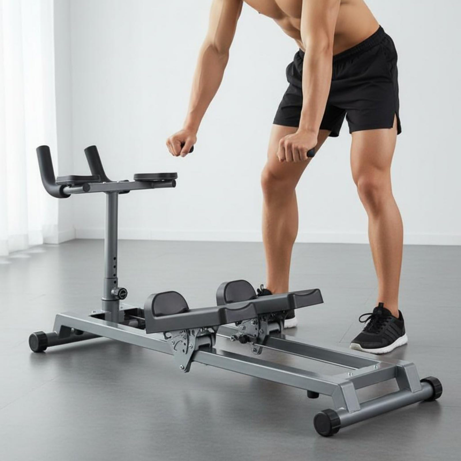 Arrampicatore Indoor Macchina Fitness Attrezzo Palestra Domestico Climber Cardio Allenamento Continuo Basso Impatto Struttura Stabile Acciaio