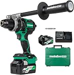 Metabo HPT 36V MultiVolt Cordless ½-Inch Hammer Drill Kit | 1,400 in-lbs. Max Torque | Reactive Force Control | Optional AC Adapter | DV36DC