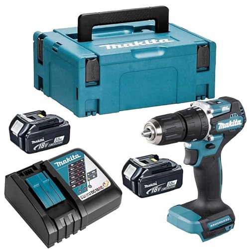 Perceuse Visseuse 40Nm 18V MAKITA 2 batt.BL1830B + chargeur DHP487RFJ - vue 4
