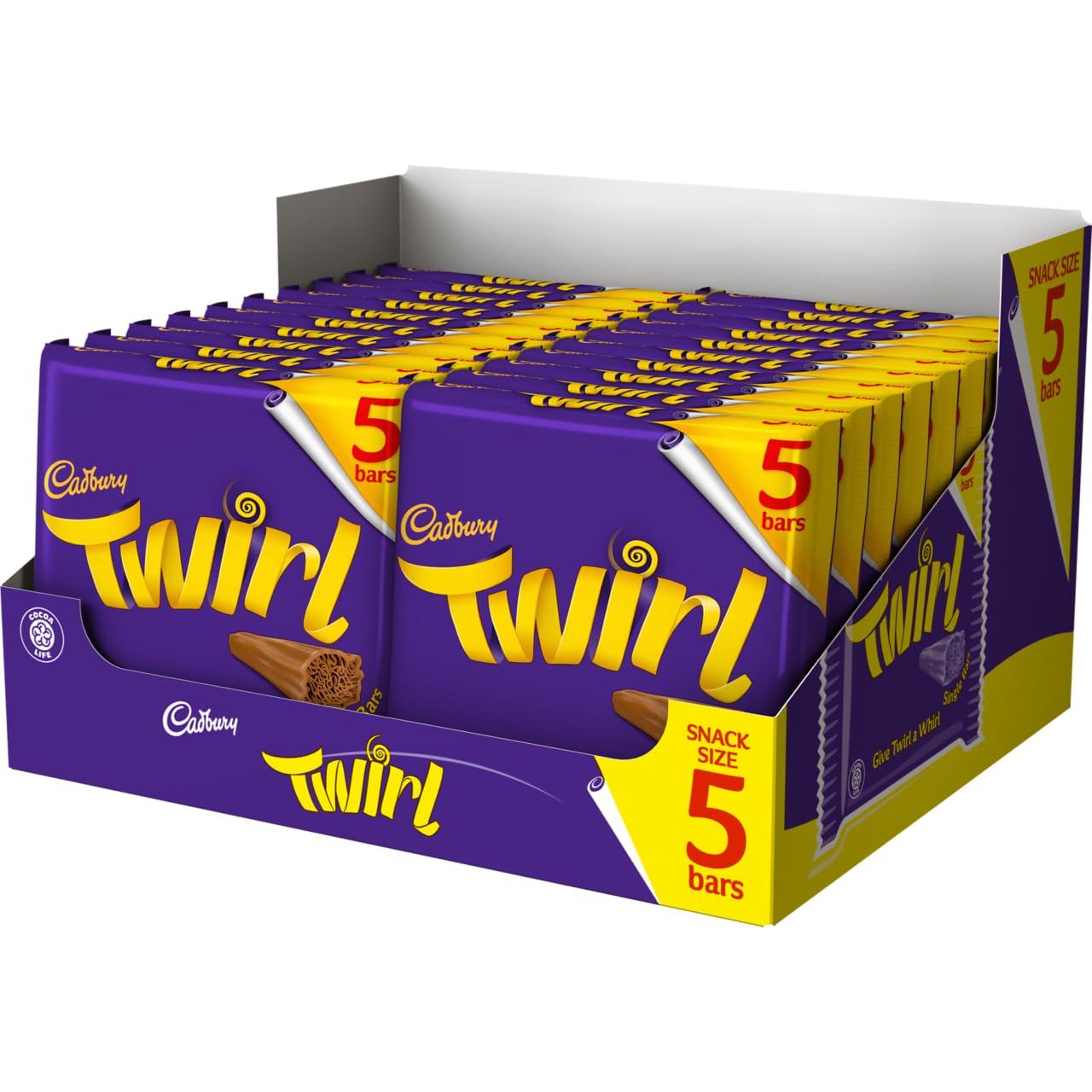 Cadbury Batoniki czekoladowe Twirl, 20 x 107,5 g