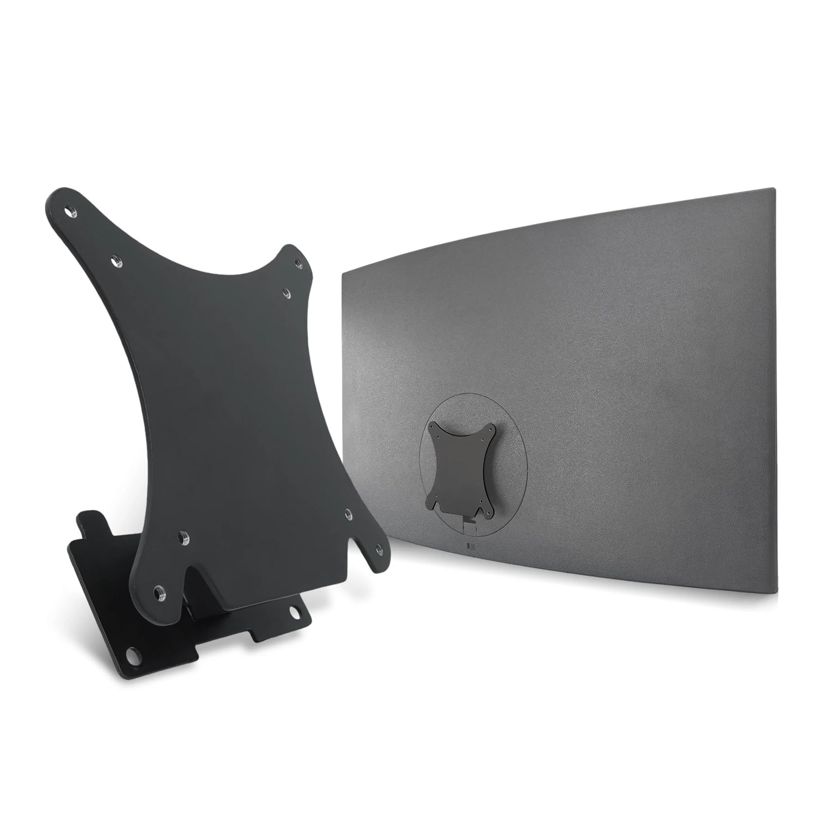 Monitor Curvo De 32" Serie UR59 U32R590 U32R591 U32R592 UR59C UR590 Soporte Adaptador VESA For Montaje En Pared U32R590CW U32R591CW U32R592CW Accesorios De Soporte(Black Wall mounted)