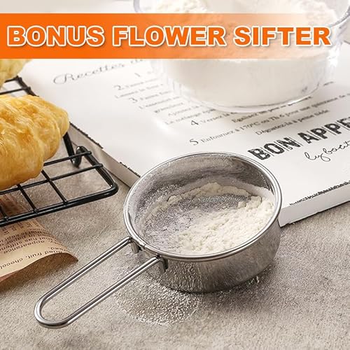 Emime FLOUR SIFTER For Baking 3 Cup Sifter thumb #3