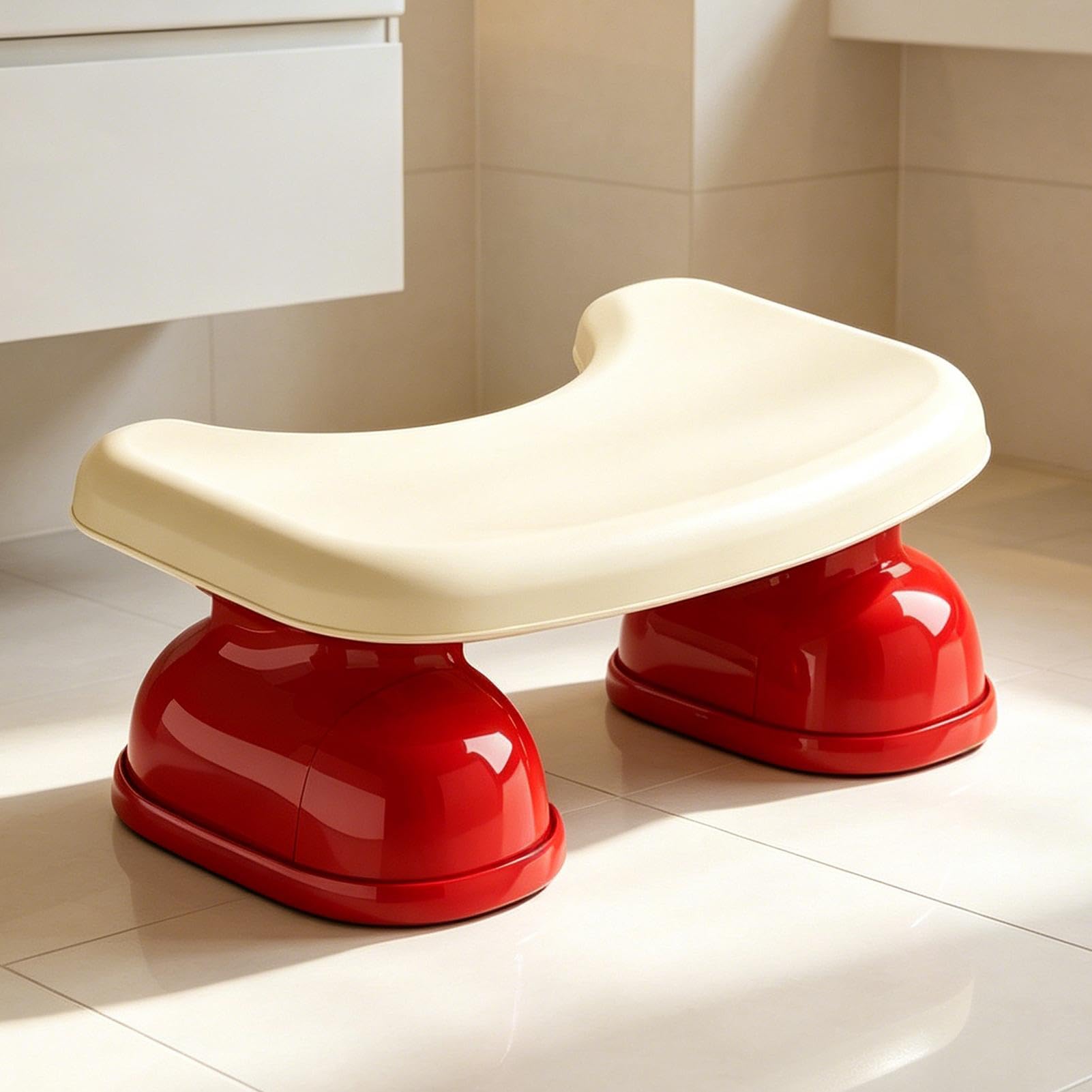 Taburete para defecar en el baño Escalera Antideslizante Tipo Cuclillas