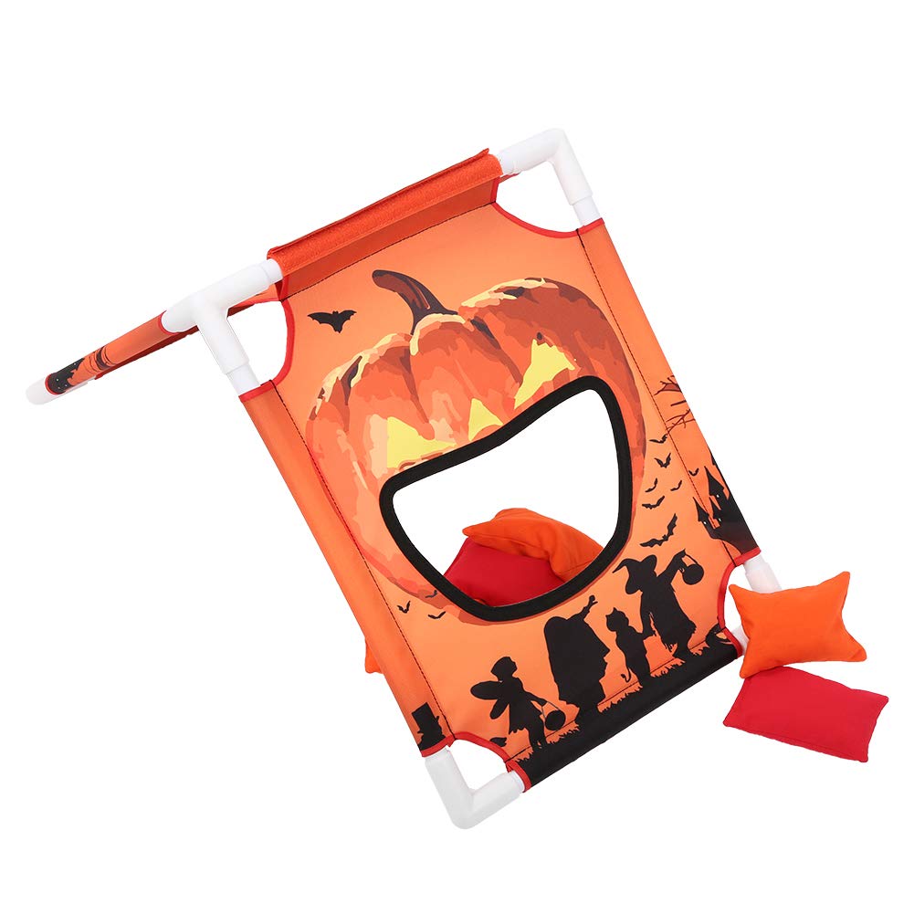 Pumpkin Pattern Sandbags Game, Interactive Throwing Game for Children, Sturdy Oxford Cloth Material, Easy to Carry and Store, Promotes Parent Child Bonding, Safe and Entertaining