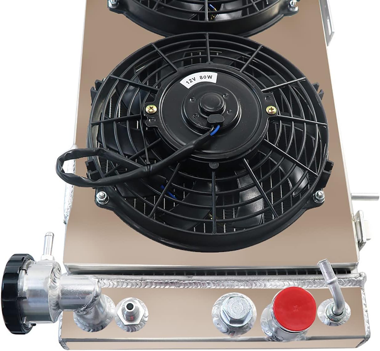 Aluminum Radiator+Shroud Fan+Relay for Jeep 1984-2001 Cherokee,1986-1992 Comanche,1984-1990 Wagoneer 2.1L 2.5L 2.8L 4.0L