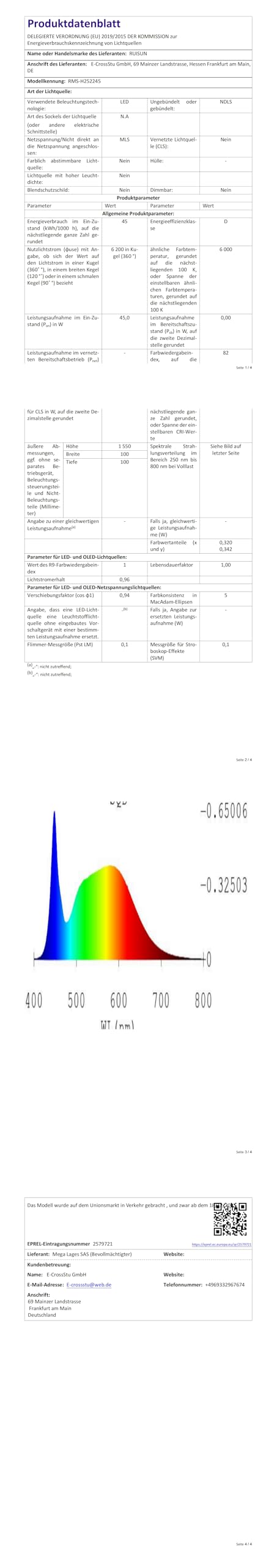 4er-Set LED Feuchtraumleuchten 150cm 45W, 4000K Neutralweiß 5620lm, IP65 Wasserdicht, Verknüpfbar, Deckenleuchte für Garage, Keller, Werkstatt, Bad & Büro