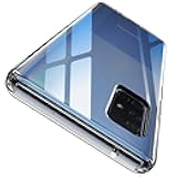 ANNSD Phone Case for Samsung A71 5G Series,Military-Grade Drop Protection, Scratch Resistant & Anti Slip Crystal Clear Soft TPU Slim Fit Case(NOT Fit with A71 4G SM-A715F/DS)(Clear)