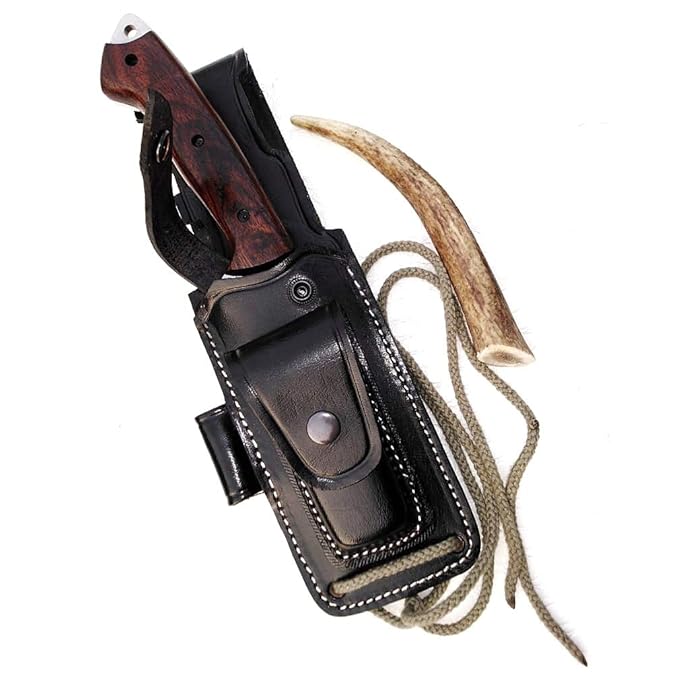 Buy Ottoza Handmade Leather Knife Sheath Side Draw Knife Sheath